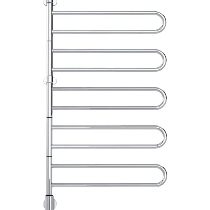 Flex U håndklædetørrer, el, 65,4x115,3 cm, rustfrit stål Håndklædetørrer
