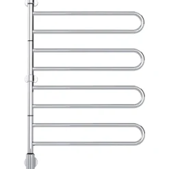Flex U håndklædetørrer, el, 65,4x95,2 cm, rustfrit stål Håndklædetørrer