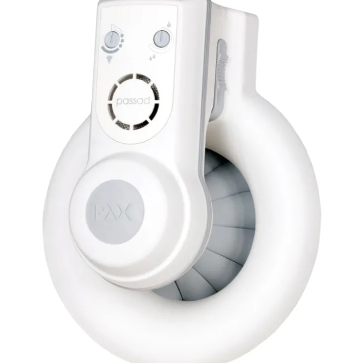 New Passad 31 badventilator, fugtstyring, sensor, Ø100 mm, hvid Badeværelsesventilatorer