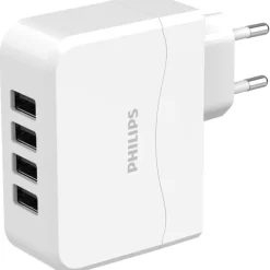 Hot adapterstik, 4xUSB-A Mobil, Pc & Data