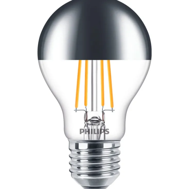 Classic E27 standardpære med topforsejling, 2700K, 7W Led Pærer|Philips