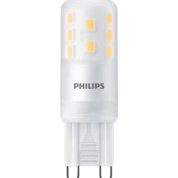 Outlet CorePro G9 stiftpære, 2700K, Philips