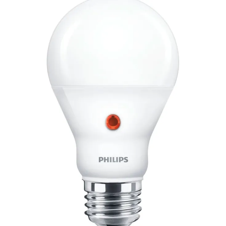 New E27 nat & dag standardpære, , 7,5W Philips