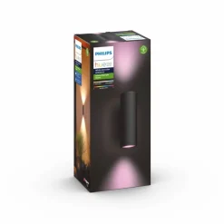 Appear udendørs væglampe, sort, 2 stk Philips Hue|Philips Hue