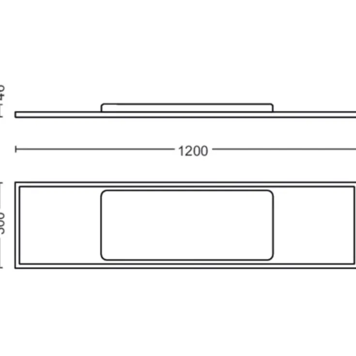 Online Aurelle LED panel, hvid, 120x30 cm Philips Hue|Philips Hue