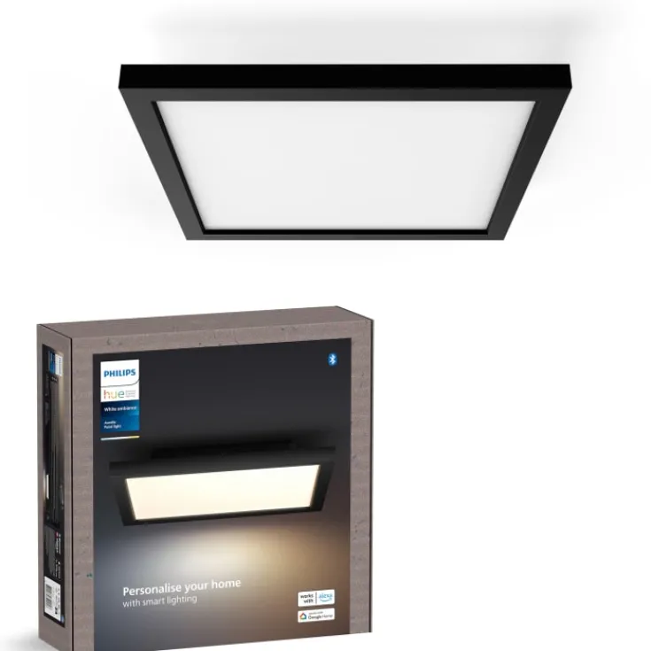 Hot Aurelle LED panel, sort, 30x30 cm Philips Hue|Philips Hue