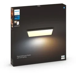 Aurelle LED panel, sort, 60x60 cm Philips Hue|Philips Hue