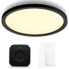 Outlet Philips Hue Aurelle plafond, sort, startsæt Indendørs Belysning