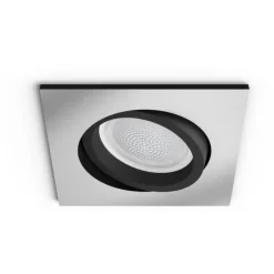 New Centura indbygningsspot, firkantet, aluminium Philips Hue|Philips Hue