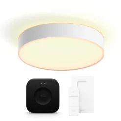Clearance Philips Hue Enrave plafond, hvid, Ø38 cm, startsæt Indendørs Belysning