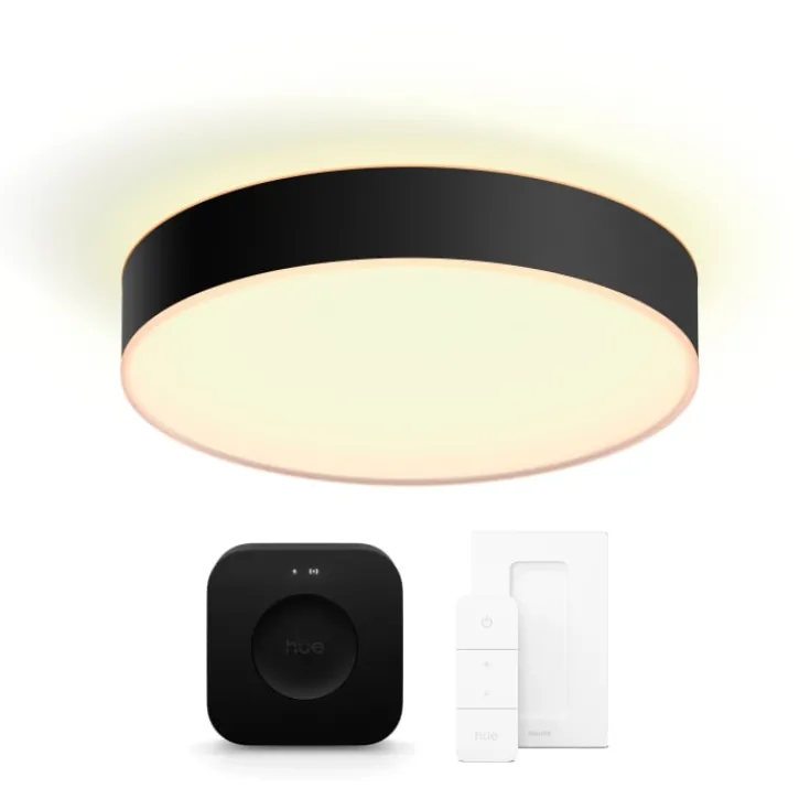 Hot Enrave plafond, sort, Philips Hue|Philips Hue