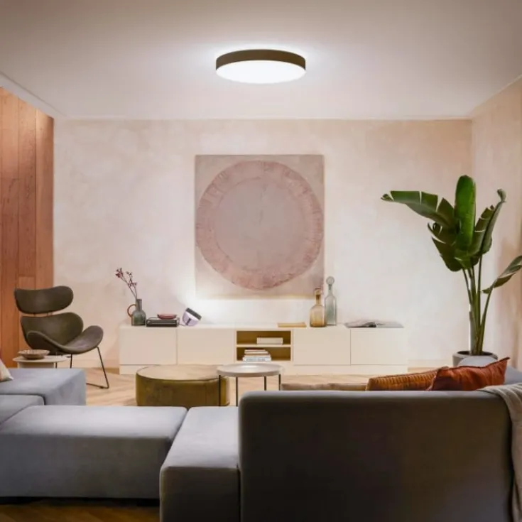 New Enrave plafond, sort, Philips Hue|Philips Hue