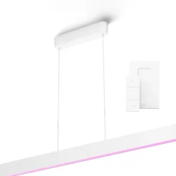 Online Philips Hue Ensis langbordspendel med fjernbetjening, hvid Indendørs Belysning