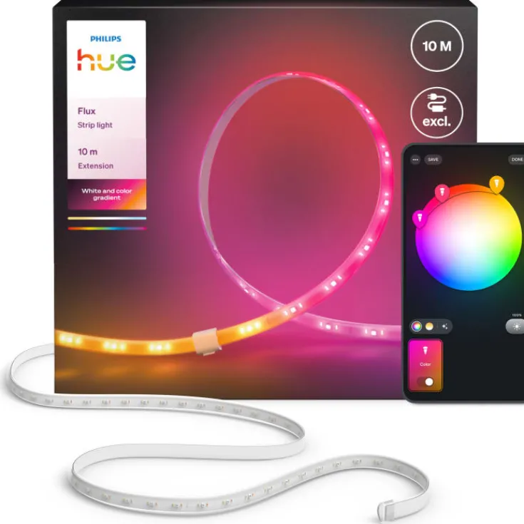 Clearance Flux LED bånd, forlængersæt, Philips Hue|Philips Hue