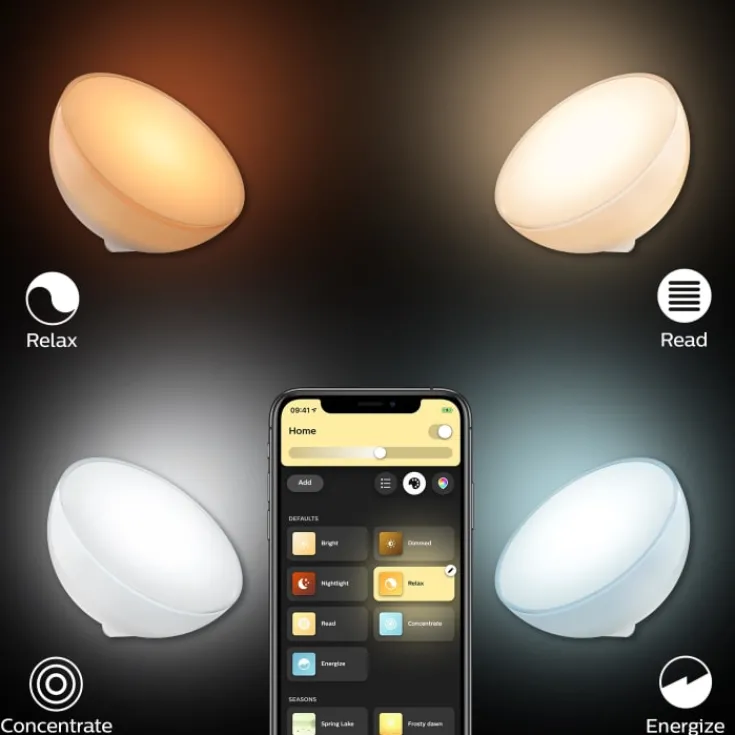 Online Go V2 bordlampe Philips Hue|Genopladelige Lamper