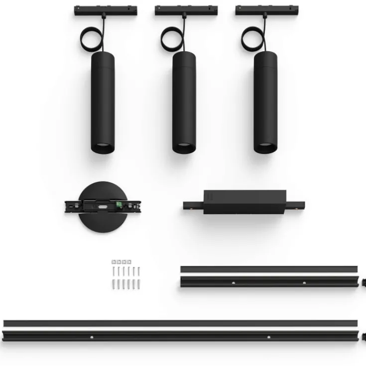 Outlet Perifo strømskinnesæt, 3 skinnependler, Philips Hue|Philips Hue