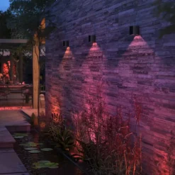 Resonate udendørs væglampe, sort Philips Hue|Philips Hue