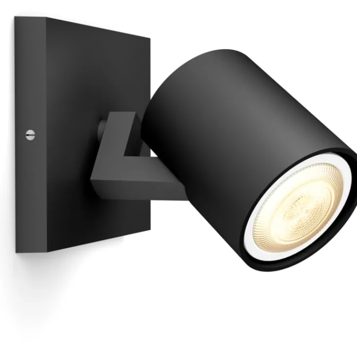 Best Runner væglampe, sort, forlængelsessæt Philips Hue|Philips Hue