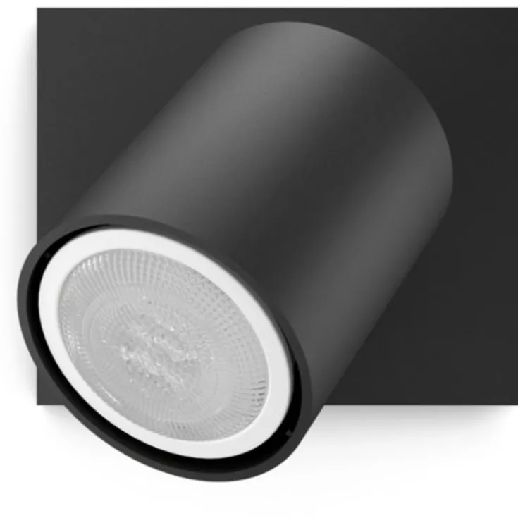 Best Runner væglampe, sort, forlængelsessæt Philips Hue|Philips Hue
