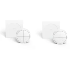 Tap Dial vægkontakt, hvid, 2-pak Philips Hue|Lysdæmpere