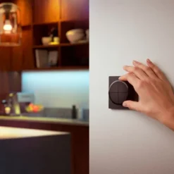 Tap Dial vægkontakt, sort, 2-pak Philips Hue|Lysdæmpere