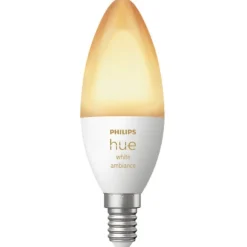 Outlet White Ambiance E14 kertepære, 2200K-4000K, 5,2W Lyskilder|Philips Hue