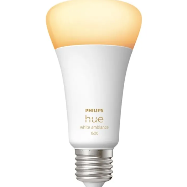 Discount White Ambiance E27 standardpære, 2200K-6500K, 13,5W Lyskilder|Philips Hue