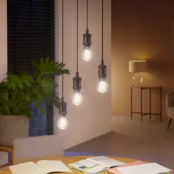 New White Ambiance E27 standardpære, 2200K-6500K, 7W, 2-pak Lyskilder|Philips Hue