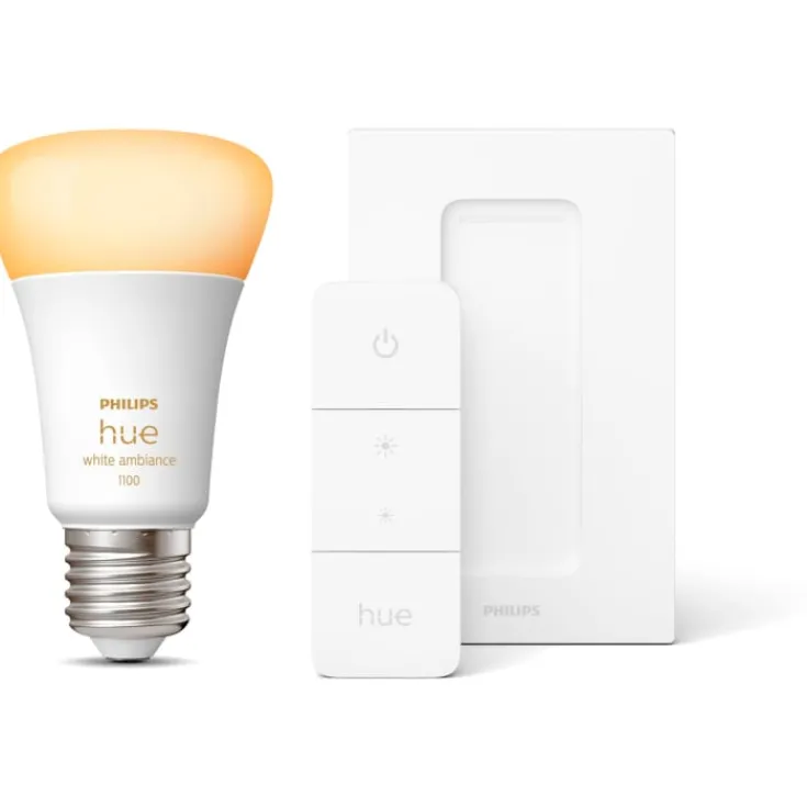 Online White Ambiance E27 standardpære, startsæt Lyskilder|Philips Hue
