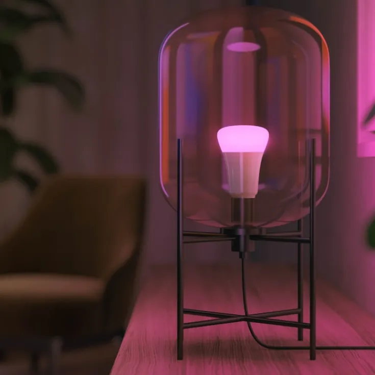 Sale White Color Ambiance E27 standardpære, 2000K-6500K, 6,5W, 2-pak Lyskilder|Philips Hue