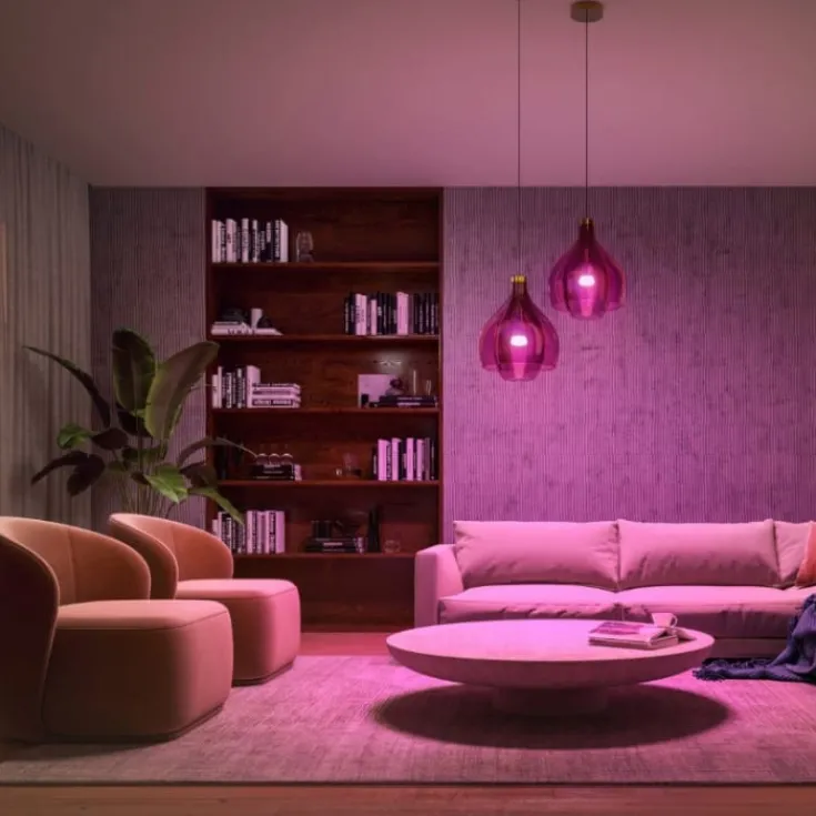 Hot White Color Ambiance E27 standardpære, 2000K-6500K, 9W, 2-pak Lyskilder|Philips Hue