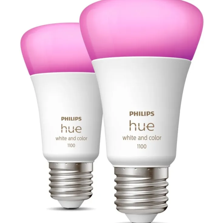 Sale White Color Ambiance E27 standardpære, 2000K-6500K, 9W, 4-pak Lyskilder|Philips Hue