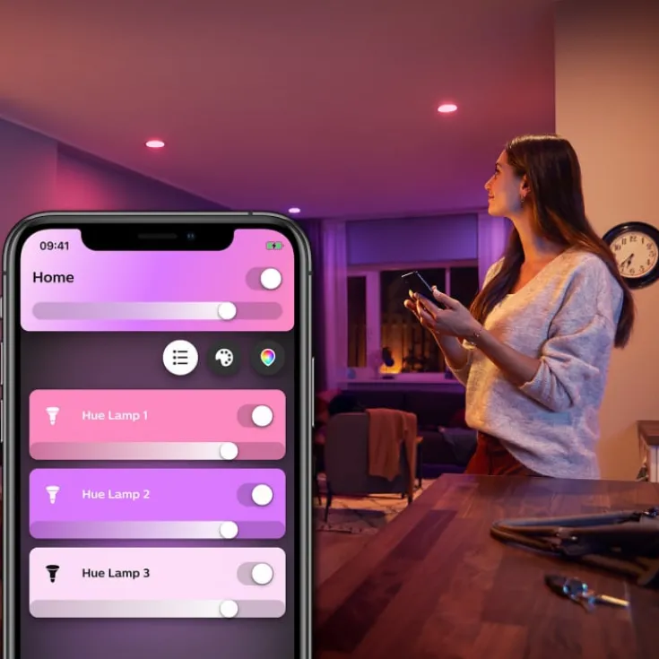 Online White Color Ambiance GU10 spotpære, 1-pak Lyskilder|Philips Hue