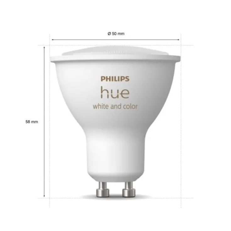 Hot White Color Ambiance GU10 spotpære, startsæt Lyskilder|Philips Hue