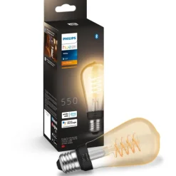 Best White E27 edisonpære, 2100K, 7W, Lyskilder|Philips Hue