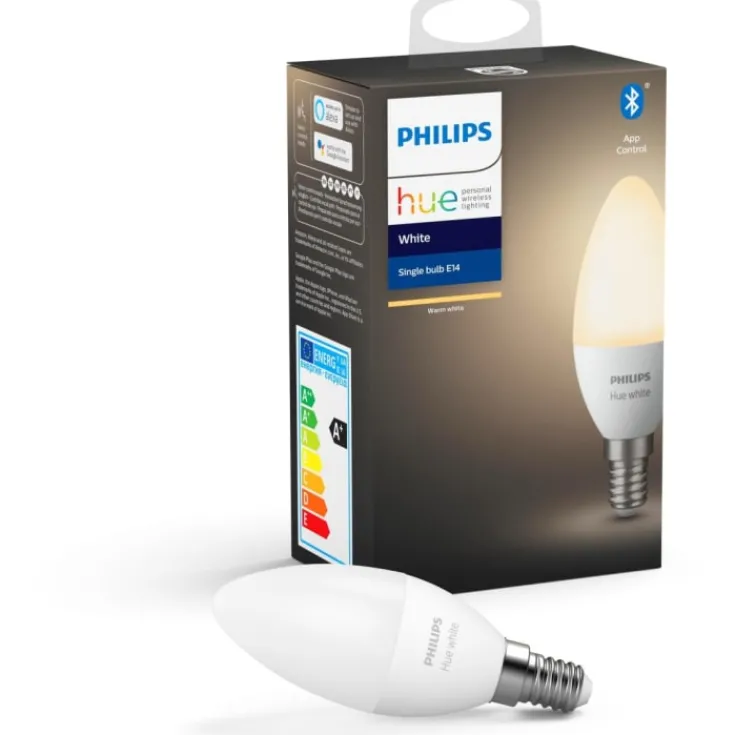Best White E14 kertepære, 2700K, 5,5W Lyskilder|Philips Hue