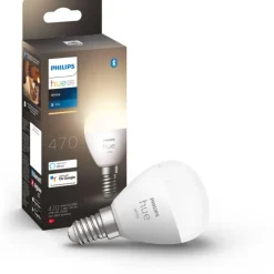 Hot White E14 kronepære, 2700K, 5,7W Lyskilder|Philips Hue