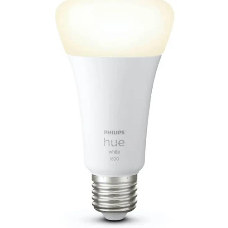Online White E27 standardpære, 2700K, 15,5W Lyskilder|Philips Hue