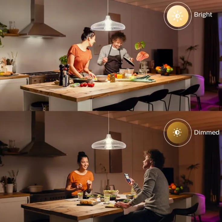 Online White E27 standardpære, 2700K, 15,5W Lyskilder|Philips Hue