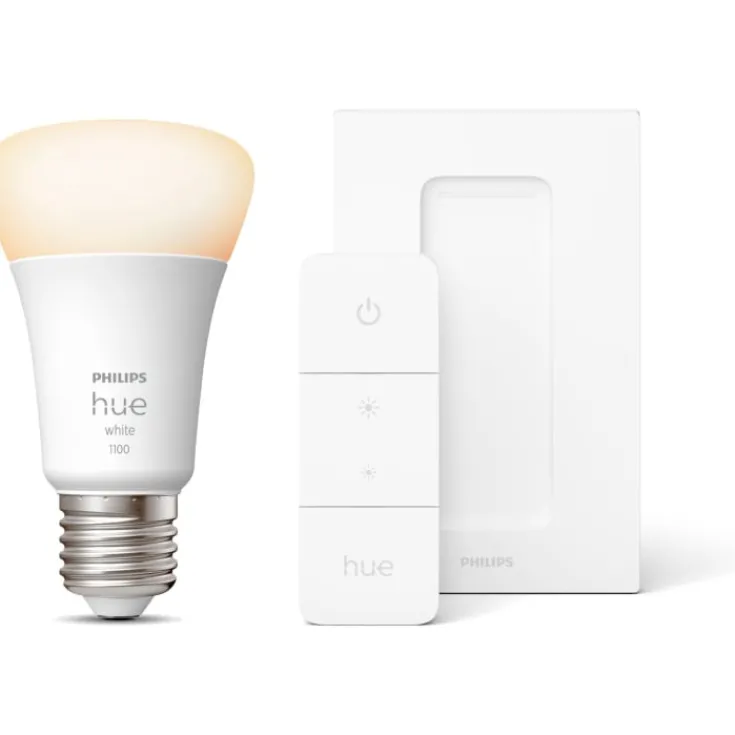 New White E27 standardpære, startsæt Lyskilder|Philips Hue
