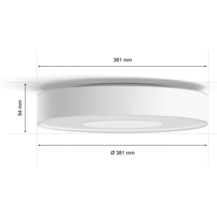 Sale Xamento plafond, hvid, Ø38 cm Philips Hue|Philips Hue