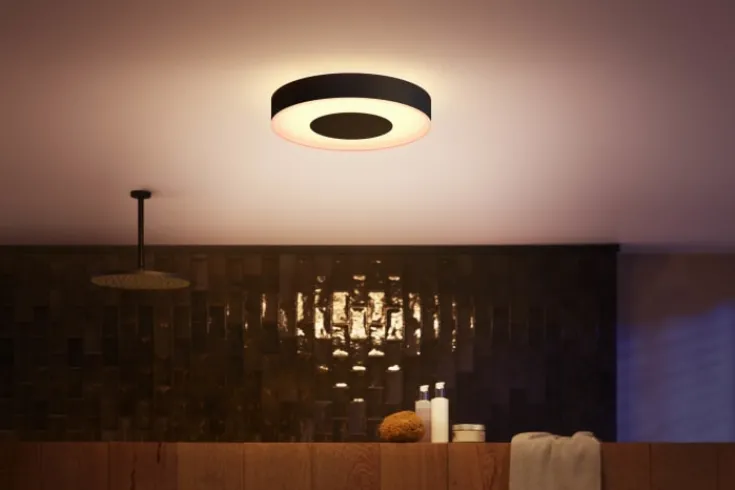 Clearance Xamento plafond, sort, Ø38 cm Philips Hue|Loftlamper