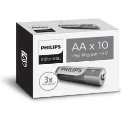Sale Industrial Alkaline AA batterier, 10 stk. Batterier