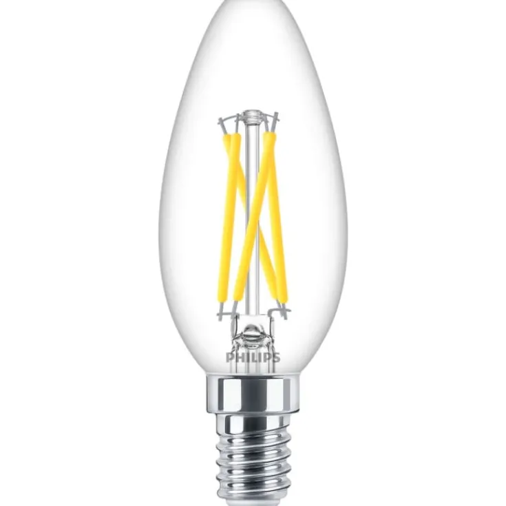 Hot Master Dimtone E14 kertepære, 2200K-2700K, Led Pærer|Philips