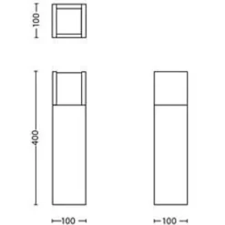 New myGarden Arbour havelampe, 2700K, 40 cm Udendørs Belysning|Havelamper