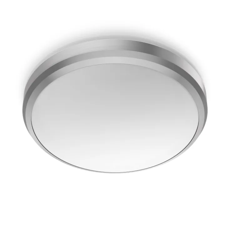 Outlet myGarden Doris udendørs plafond, 2700K, krom Udendørs Loftlamper|Philips