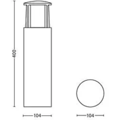 Best myGarden Stock havelampe, 40 cm Havelamper