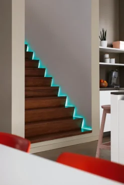 Clearance myLiving LED strip, farvet lys & fjernbetjening, 5 meter Led Strips|Philips