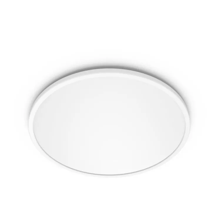 myLiving SceneSwitch Super Slim plafond, hvid, 2700K, Ø25 cm Philips