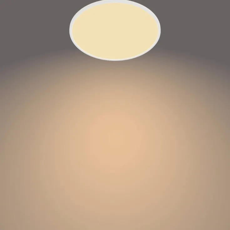 myLiving SceneSwitch Super Slim plafond, hvid, 2700K, Ø25 cm Philips